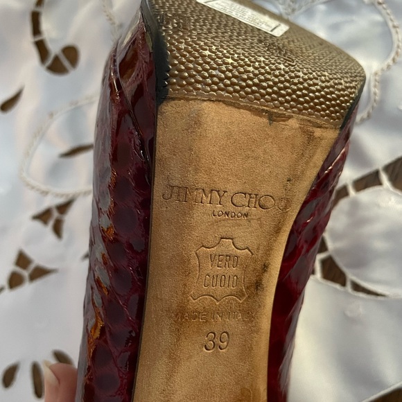 Croc-Embossed Heels - Picture 10 of 12